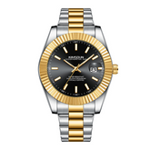 Carlophis K-1840B Sovereign Skeleton Watch - Unisex & Fluted Bezel