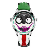 Carlophis K-1212B Jester "Joker Dial" Watch - Unisex & Animated Face
