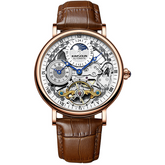 Carlophis K-2028A Meridian Automatic Dual-Time GMT Watch - Unisex