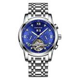 Carlophis Celestial Automatic Open-Heart Watch - Unisex & Calendar Dial