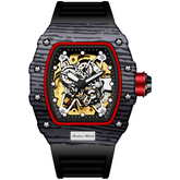Carlophis K-2012A Raptor Automatic Tonneau Watch - Men's & See-Through