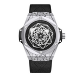 Carlophis K-720D Men's Hexagon Quartz Watch - Classic & Modern Style