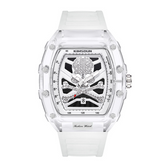 Carlophis K-2106B Lucid Transparent Watch - Unisex & Colorful Jelly Style