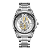Carlophis K-1822B Aperture Skeleton Watch - Unisex & Classic Design