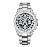 Carlophis K-1834B Alpha 3D Tiger Watch - Unisex & Crystal Bezel