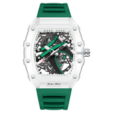 Carlophis K-2390B Spectra Transparent Tonneau Watch - Men's & Jelly Style