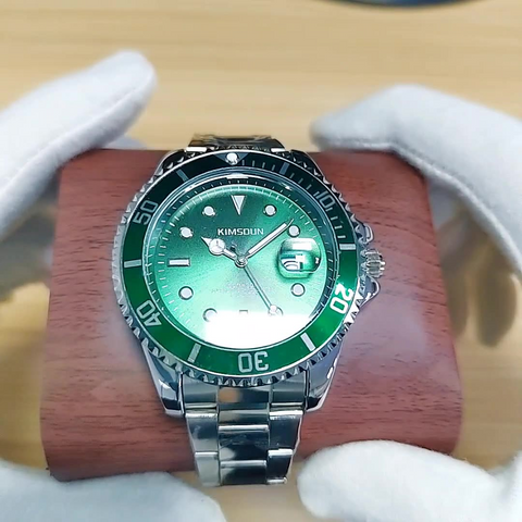 Carlophis K-1022B Men's "Submariner" Style Watch - Luminous & Waterproof