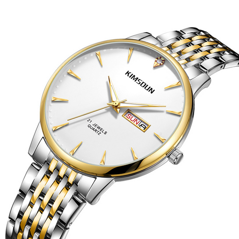 Carlophis K-1802B Keystone Ultra-Thin Dress Watch - Small Seconds