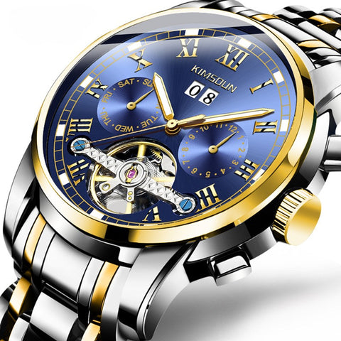 Carlophis K-1896A Consul Automatic Calendar Watch - Unisex & Mechanical
