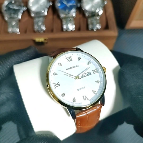 Carlophis K-1814B Scholar Ultra-Thin Dress Watch - Unisex & Small Seconds