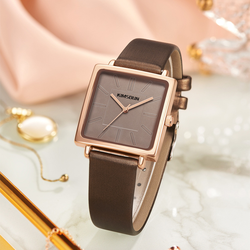 Carlophis K-7703B Belle Women's Square Watch - Elegant & Classic Style