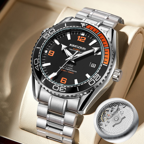 Carlophis K-1803B Oceanic Men's Watch - Nautical-Style & Open Dial