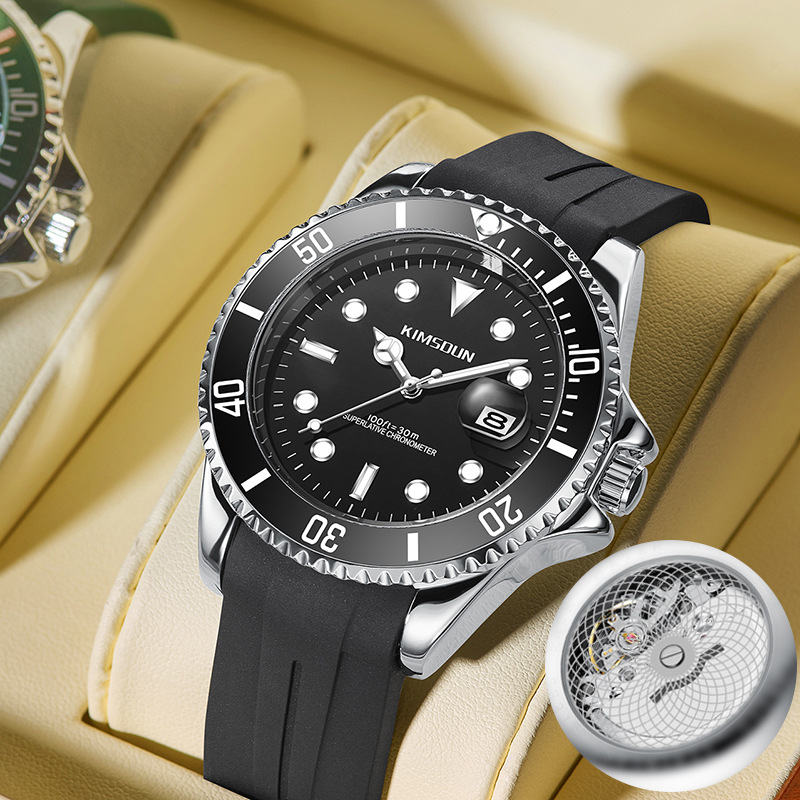 Carlophis K-1022B Spectre Skeleton Diver-Style Watch - Unisex & Quartz