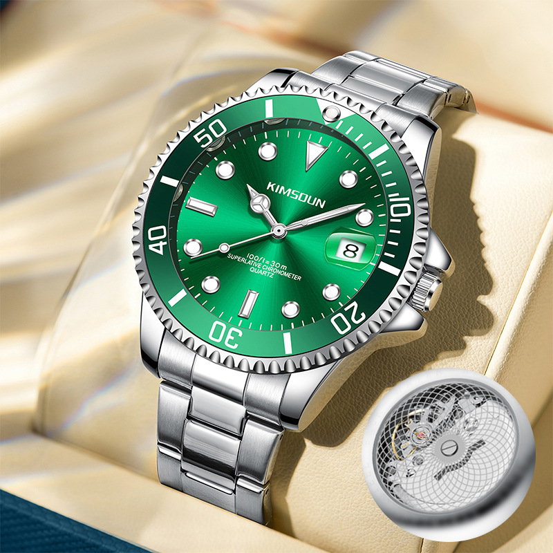 Carlophis K-1022B Spectre Skeleton Steel Bracelet Watch - Unisex