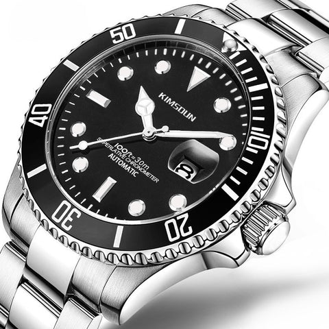 Carlophis Mariner Automatic Watch - Unisex & Classic Diver-Style