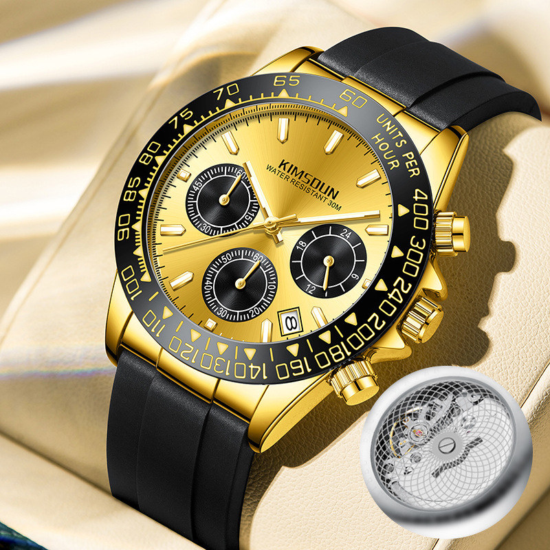 Carlophis Monza Skeleton Chronograph Watch - Unisex & Racing-Inspired