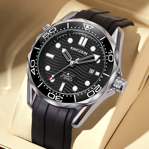Carlophis K-1808B Jetty Classic Diver-Style Watch - Unisex & Quartz