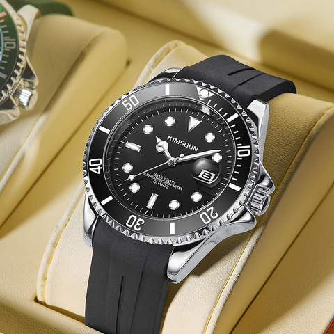 Carlophis K-1022B Abyss Classic Diver-Style Watch - Unisex & Quartz