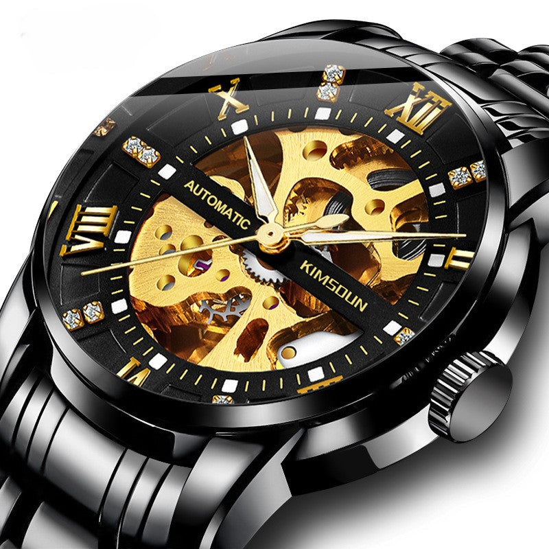 Carlophis K-1973A Navigator Automatic Watch - Unisex & 5-Link Bracelet