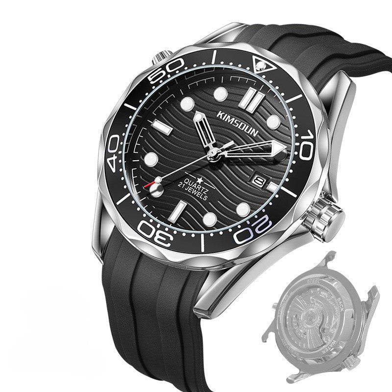 Carlophis K-1808B Triton Skeleton Diver-Style Watch - Unisex