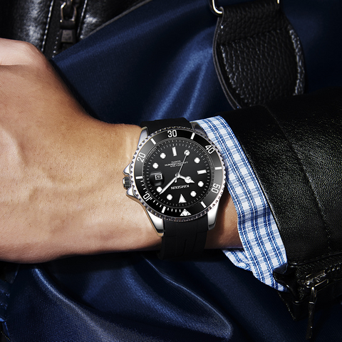 Carlophis K-1022B Abyss Classic Diver-Style Watch - Unisex & Quartz