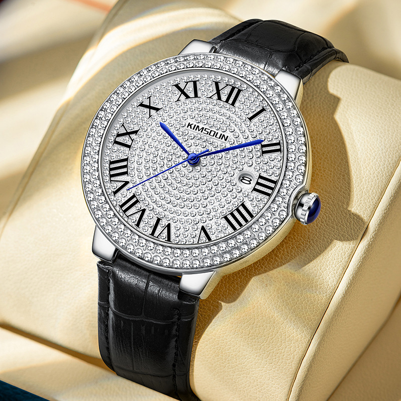Carlophis K-1837B Eclat Iced-Out Ballon-Style Watch - Unisex