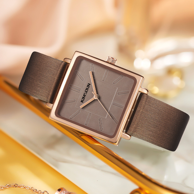 Carlophis K-7703B Belle Women's Square Watch - Elegant & Classic Style