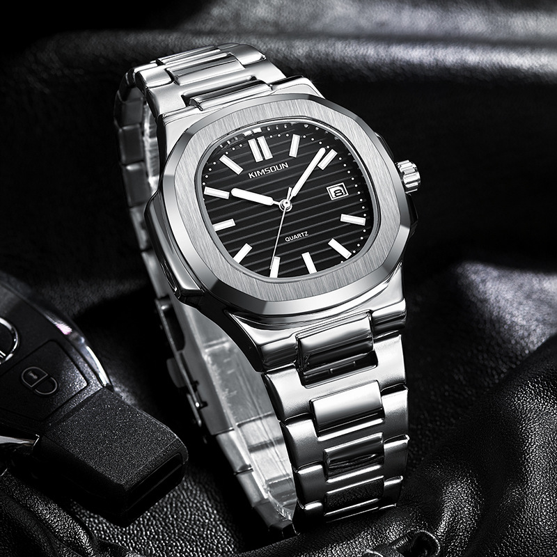 Carlophis K-921D Axiom Porthole-Style Watch - Unisex & Screw-Down Crown