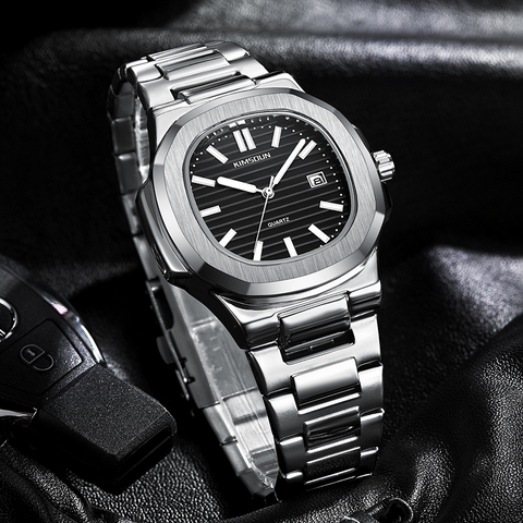 Carlophis K-921D Axiom Porthole-Style Watch - Unisex & Screw-Down Crown