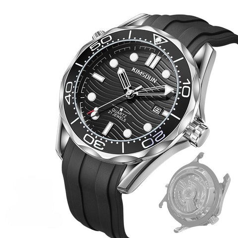 Carlophis K-1808B Triton Skeleton Diver-Style Watch - Unisex