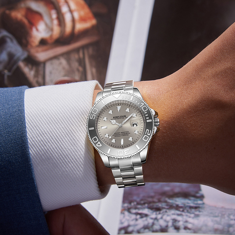 Carlophis K-1818B Regatta Steel Bracelet Watch - Unisex & Yachting-Style