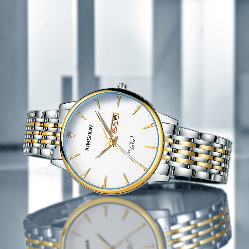 Carlophis K-1802B Keystone Ultra-Thin Dress Watch - Small Seconds
