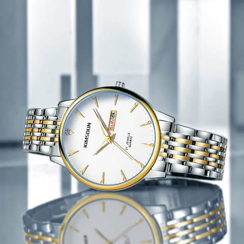 Carlophis K-1802B Keystone Ultra-Thin Dress Watch - Small Seconds