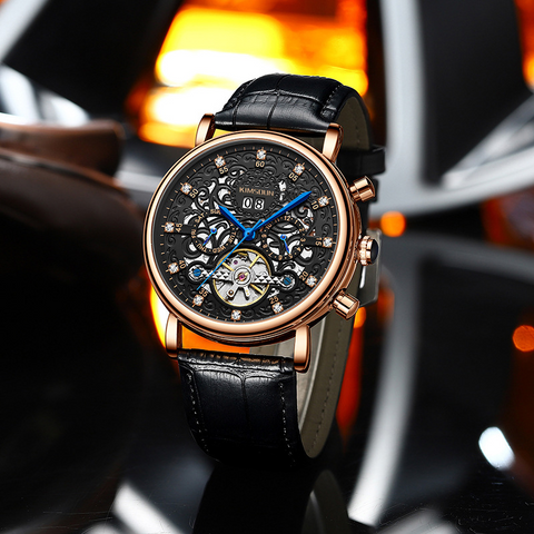 Carlophis K-2023A Maestro Automatic Watch - Unisex & 3D Engraved Dial