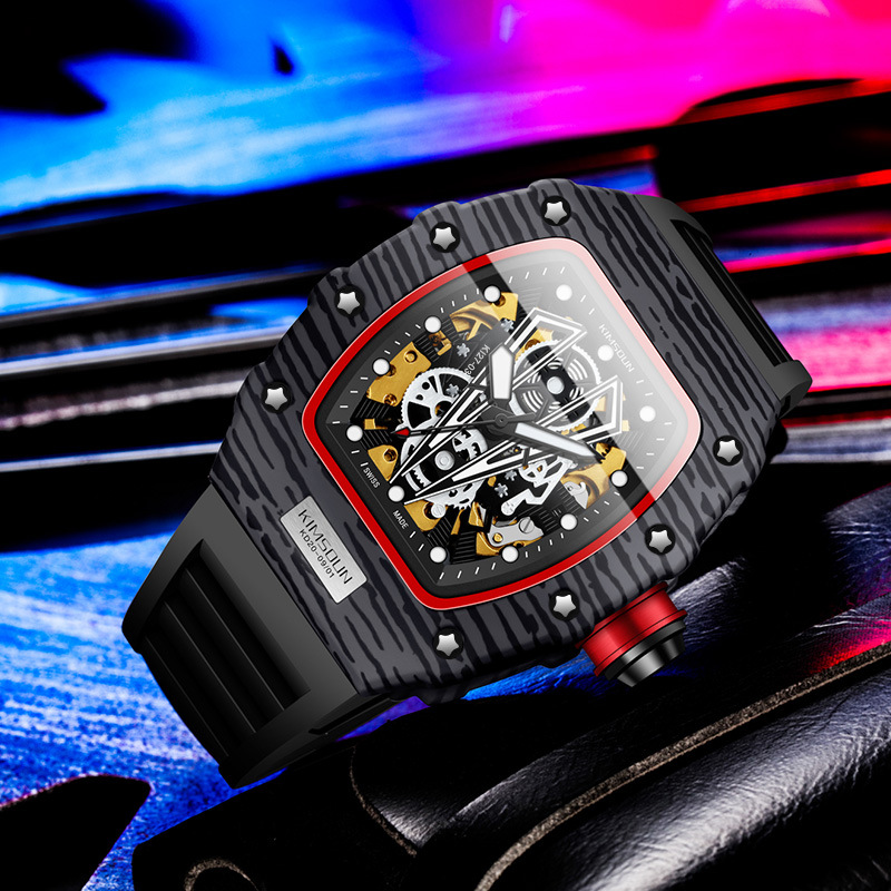 Carlophis K-2011A Manifesto Automatic Tonneau Watch - Unisex & No-Logo