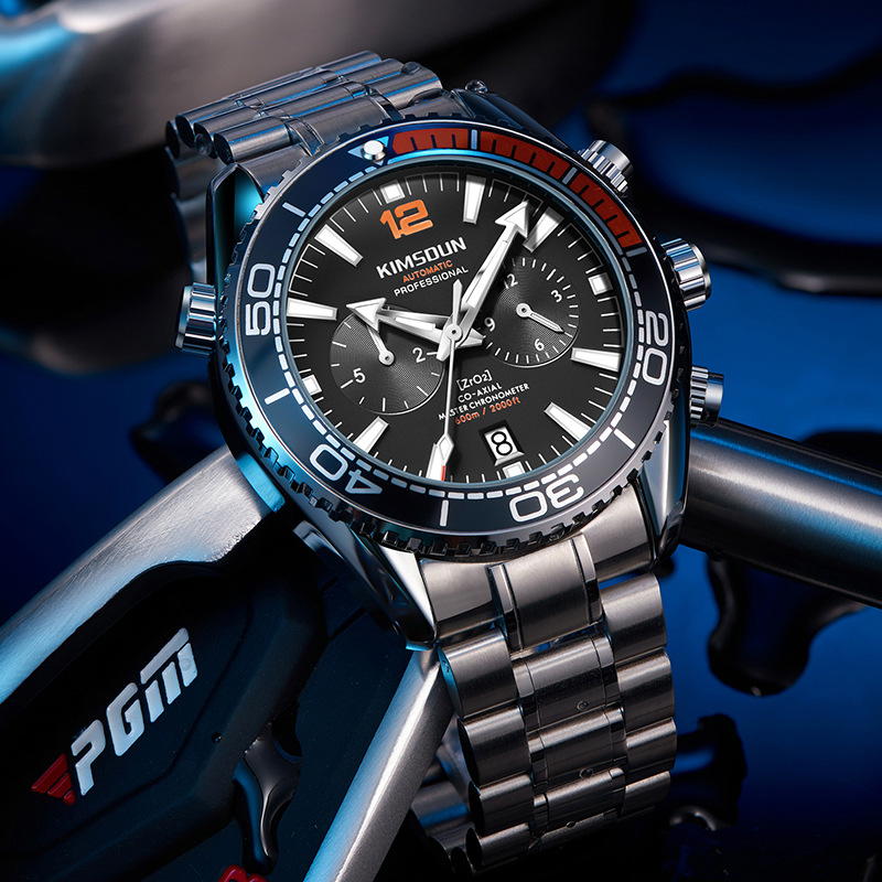 Carlophis K-1804A Maritime Automatic Diver-Style Watch - Men's