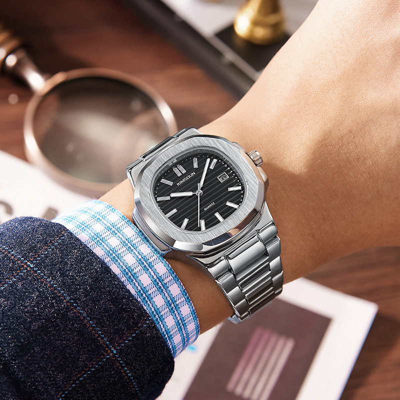 Carlophis K-921D Axiom Porthole-Style Watch - Unisex & Screw-Down Crown