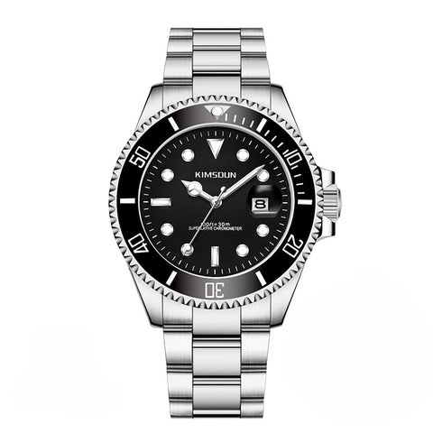 Carlophis K-1022B Spectre Skeleton Steel Bracelet Watch - Unisex