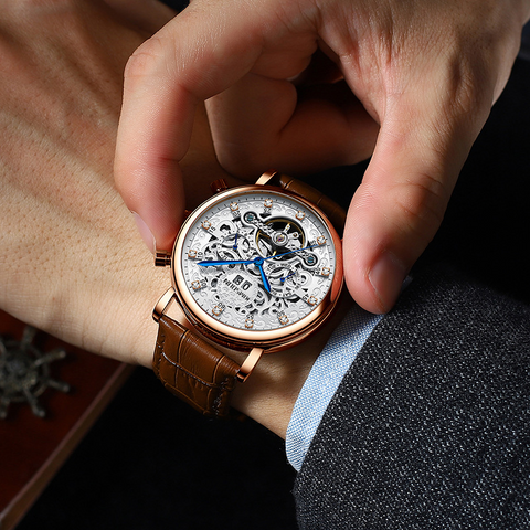 Carlophis K-2023A Maestro Automatic Watch - Unisex & 3D Engraved Dial