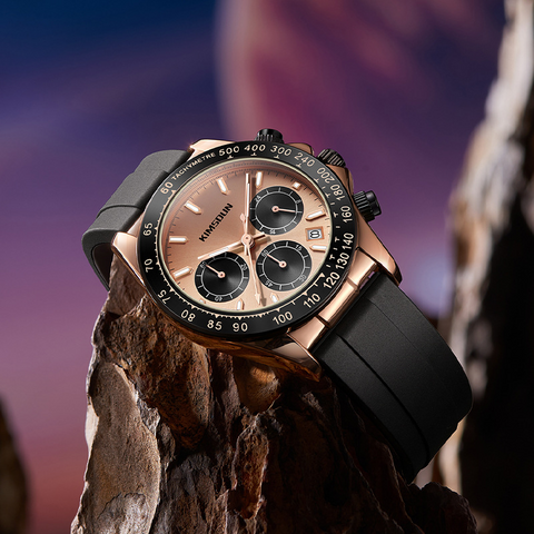 Carlophis K-1810B Le Mans "Panda Dial" Chronograph Watch - Unisex & Racing