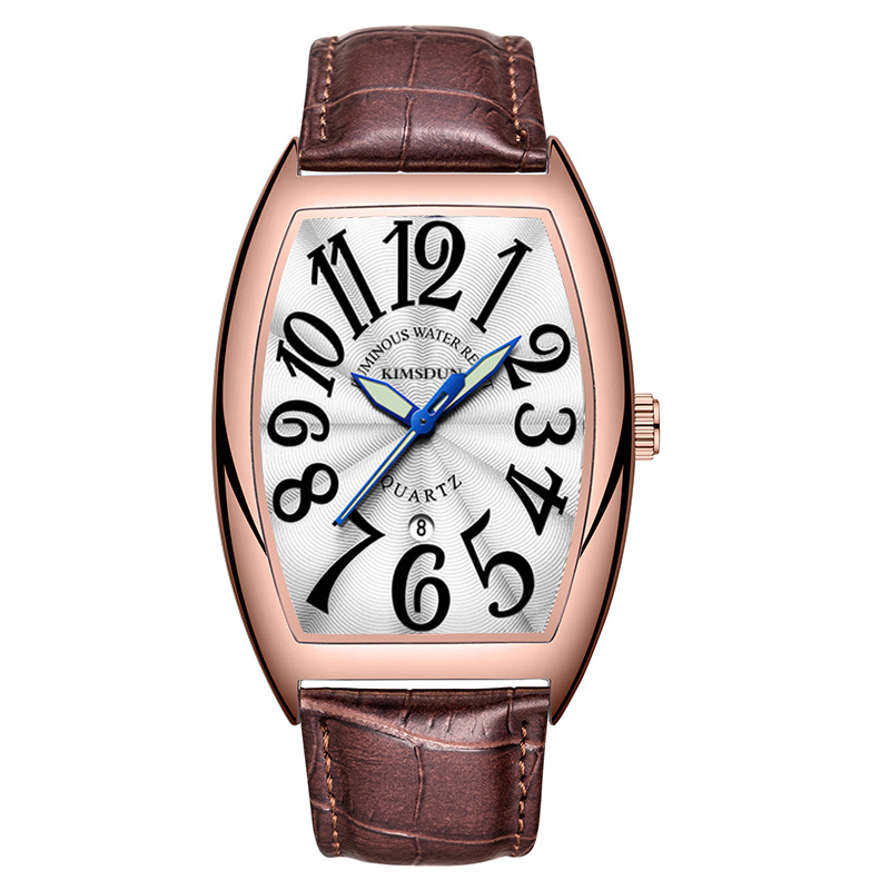 Carlophis K-816D Cypher Men's Ana-Digi Tonneau Watch - Hybrid Display