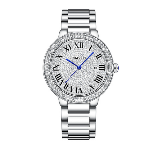 Carlophis K-1837B Eclat Iced-Out Ballon-Style Watch - Unisex