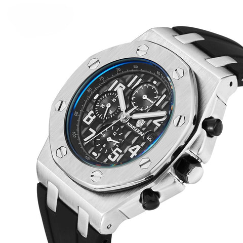 Carlophis K-1222A Signal Men's Automatic Watch - See-Through & Modern Style