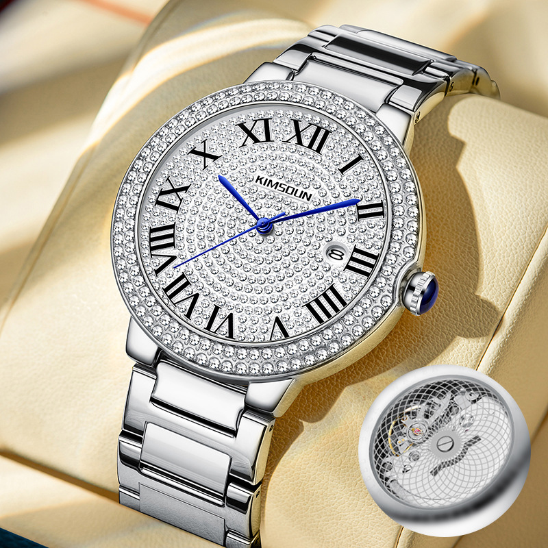 Carlophis K-1837B Eclat Iced-Out Ballon-Style Watch - Unisex