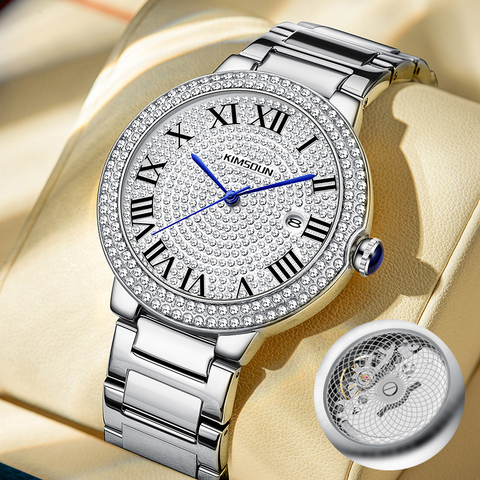 Carlophis K-1837B Eclat Iced-Out Ballon-Style Watch - Unisex