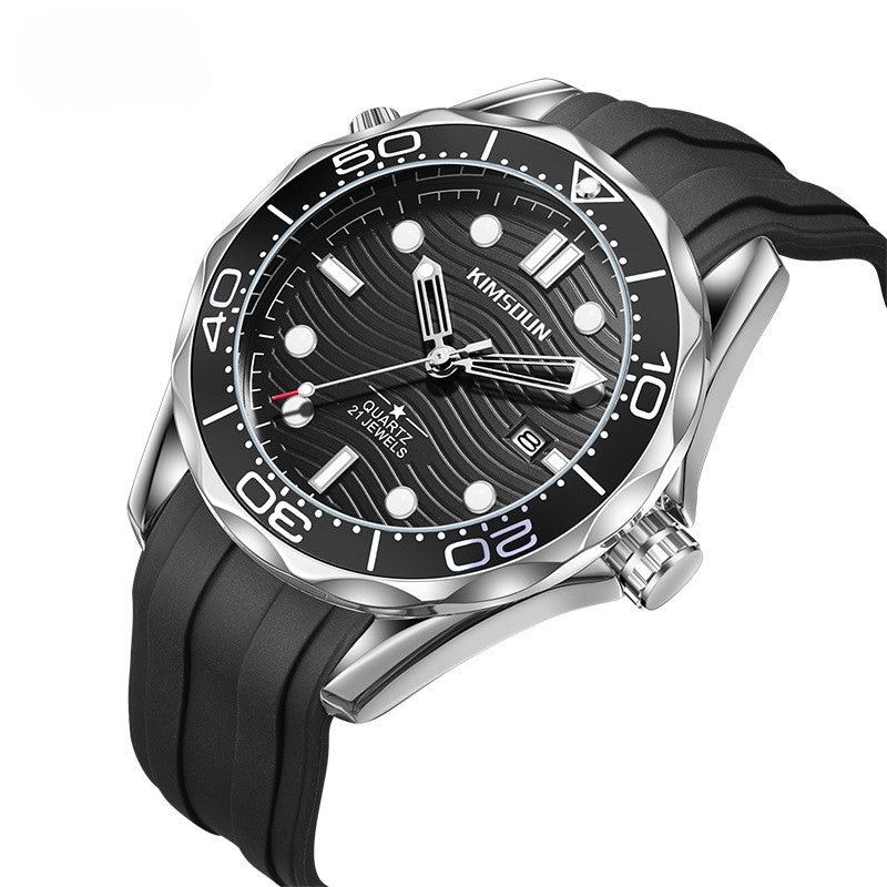 Carlophis K-1808B Jetty Classic Diver-Style Watch - Unisex & Quartz