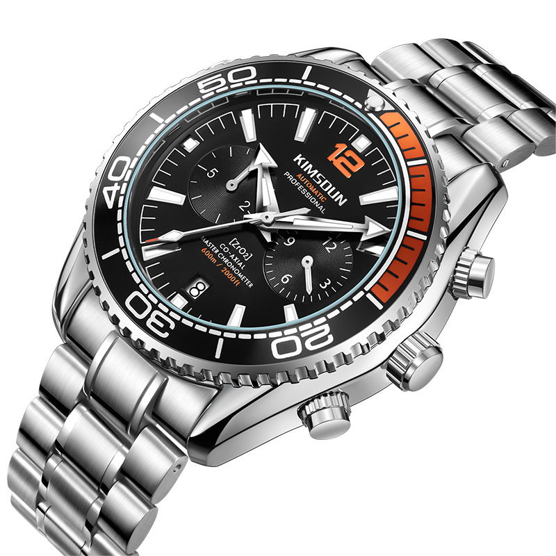 Carlophis K-1804A Maritime Automatic Diver-Style Watch - Men's