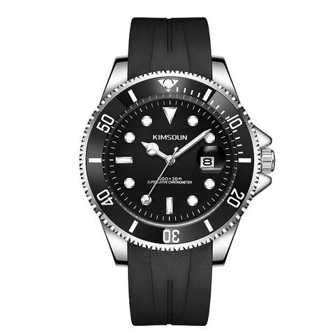 Carlophis K-1022B Spectre Skeleton Diver-Style Watch - Unisex & Quartz