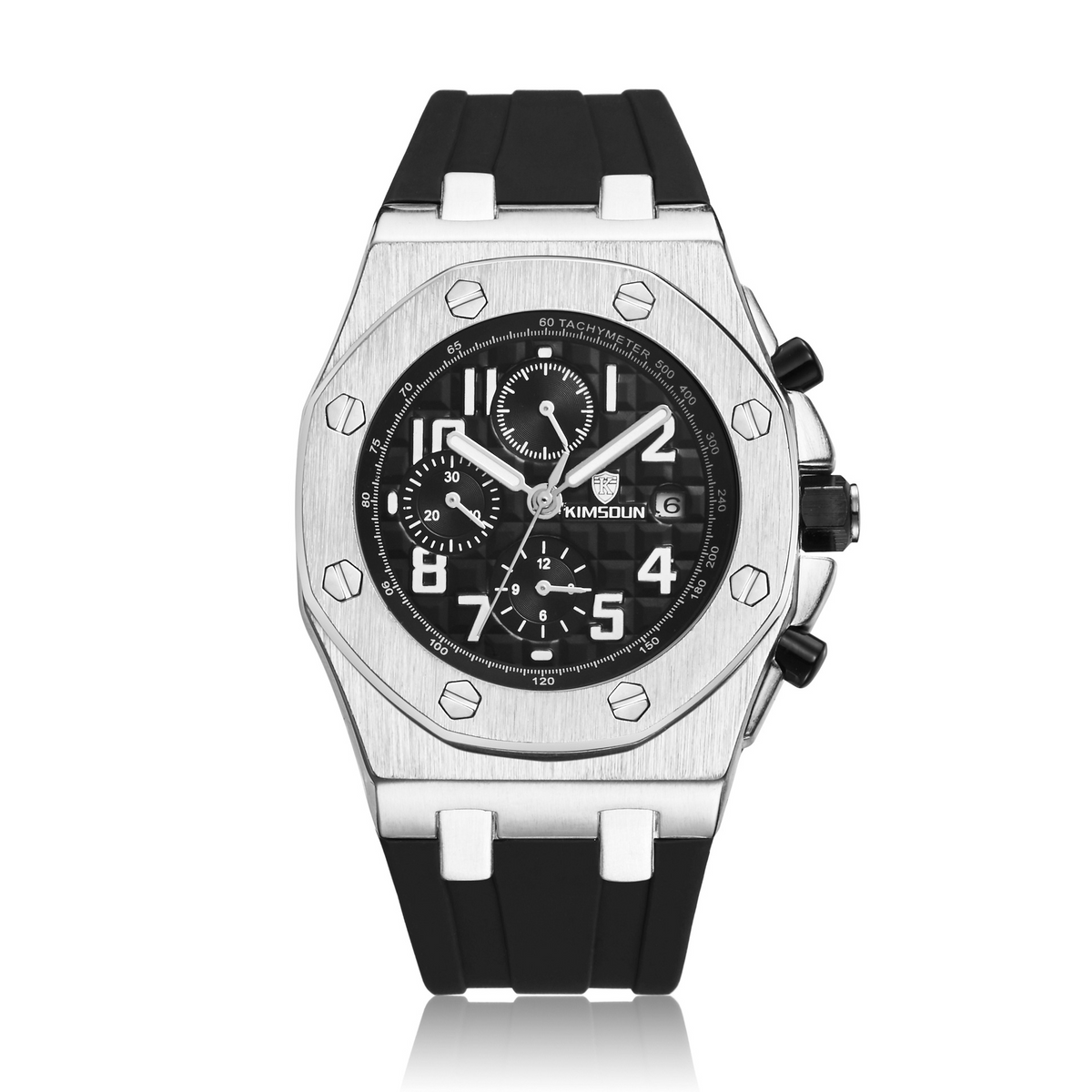 Carlophis K-1222A Signal Men's Automatic Watch - See-Through & Modern Style