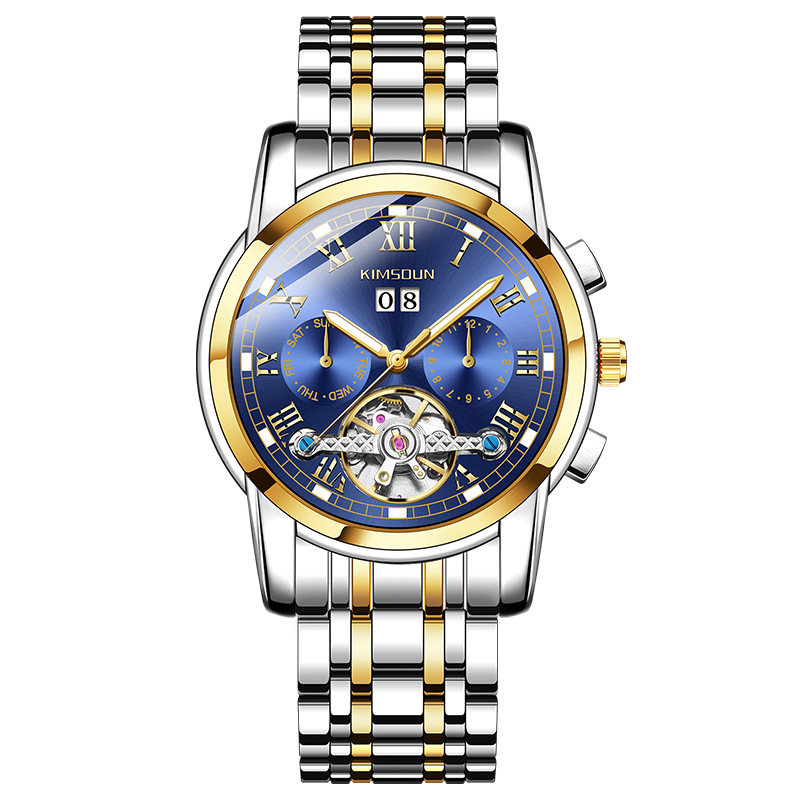 Carlophis K-1896A Consul Automatic Calendar Watch - Unisex & Mechanical
